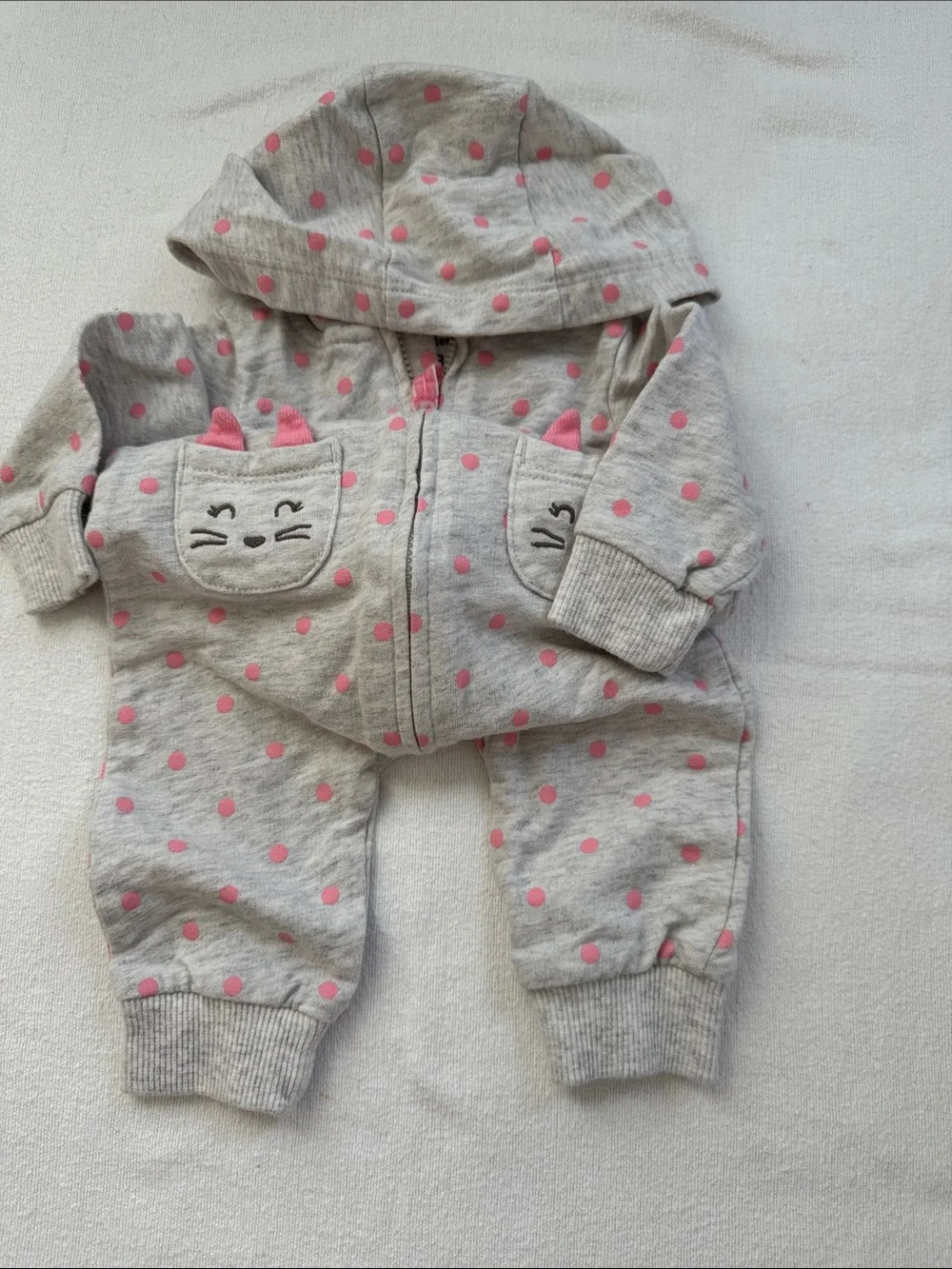 9 - Assorted Pink Girls' Sleepwear Bundle - Mixed Brands - 3-6 months